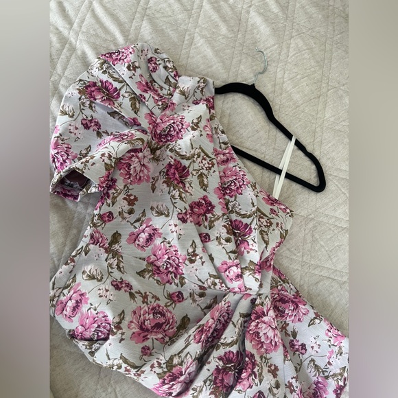 Michael Costello x REVOLVE Viktor Mini Dress in Pink Floral - Picture 10 of 11